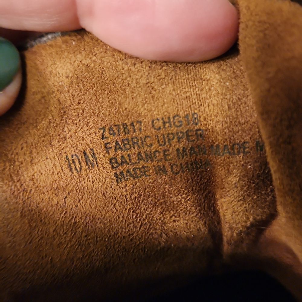 BOC Women's Brown Leather & Suede Lace-Up Boots w/ Fabric at Top Size 10 - Picture 12 of 12